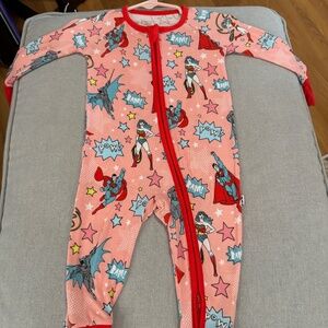 HTF DC Pink Little Sleepies Zippy 3-6mo